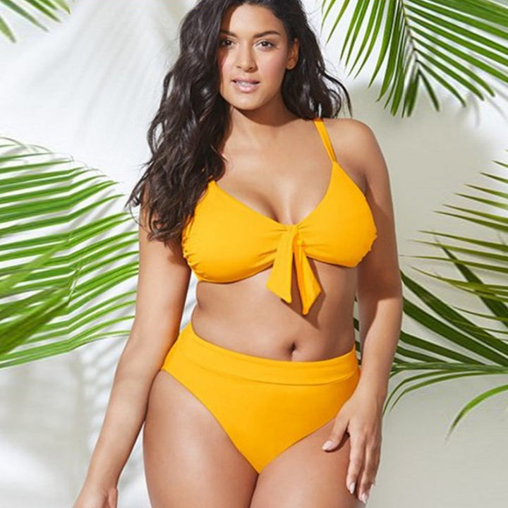 Maillot de bain 2 pièces à nœud