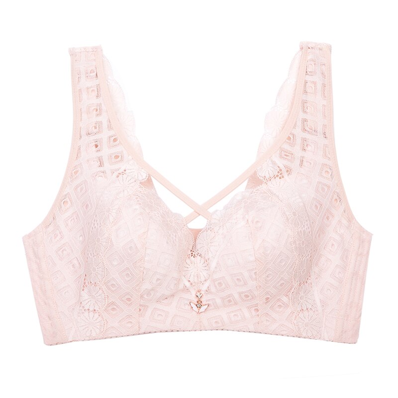 Soutien-gorge grande taille à brides au décolleté