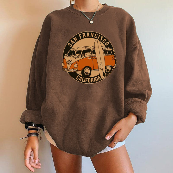 Sweat-shirt style oversize