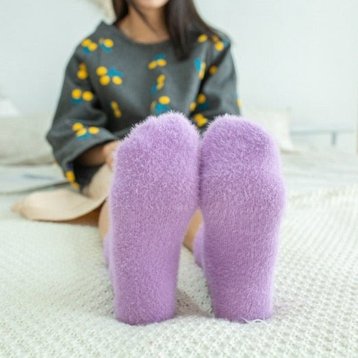Chaussettes chaudes brodées