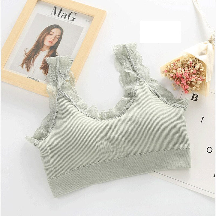 Soutien-gorge à finitions en dentelle