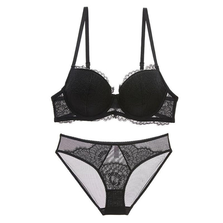 Ensemble de lingerie à motif botanique