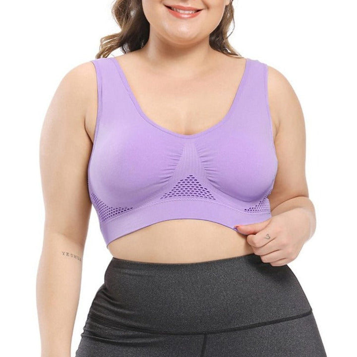 Soutien-gorge sans coutures à ornement ajouré