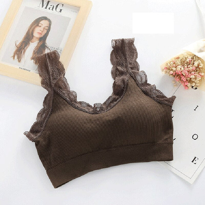 Soutien-gorge à finitions en dentelle