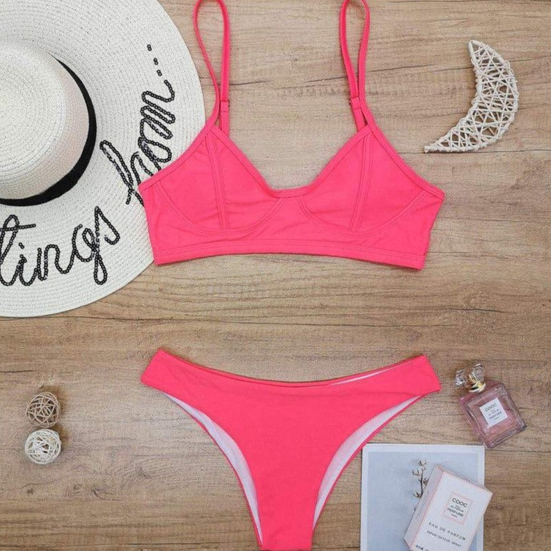 Maillot de bain 2 pièces à bonnets renforcés