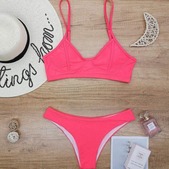 Maillot de bain 2 pièces à bonnets renforcés