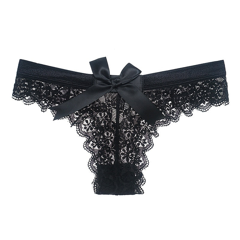 Culottes en dentelle à nœud