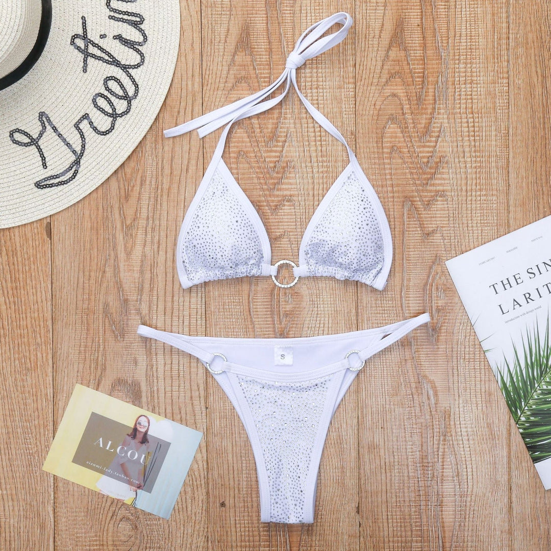 Bikini à décolleté plongeant
