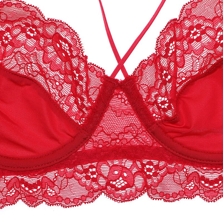 Ensemble de lingerie en dentelle 3 pièces