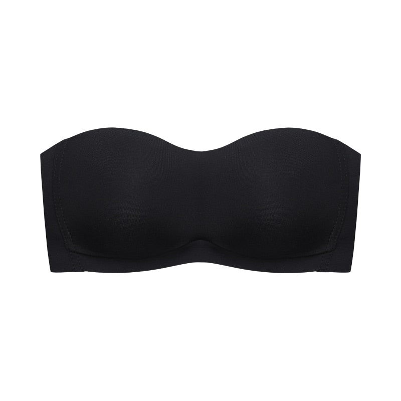 Soutien-gorge uni sans bretelles