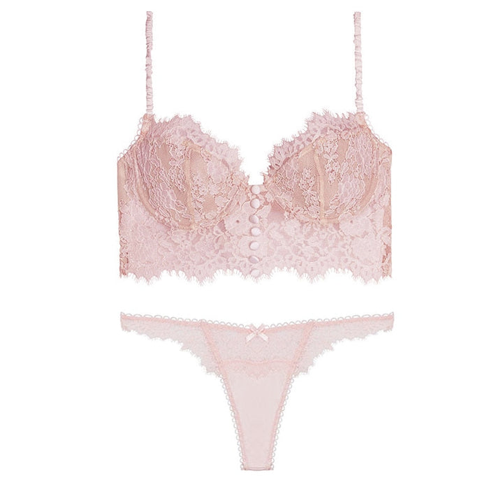 Ensemble de lingerie en dentelle à corset
