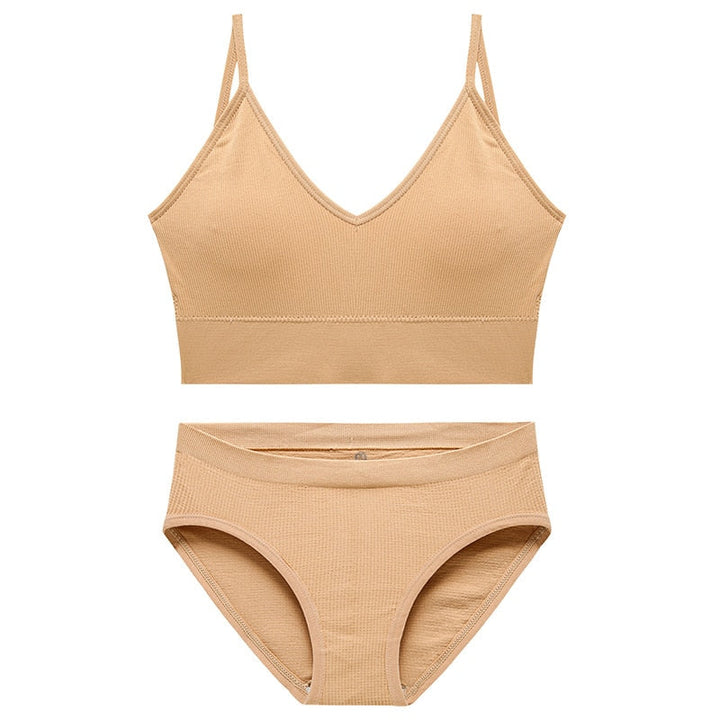 Ensemble de lingerie de sport sans coutures