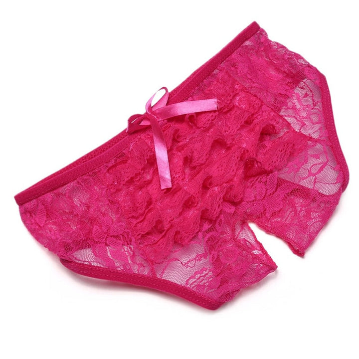 Culottes en dentelle à découpe