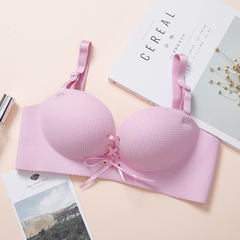 Soutien-gorge push-up à laçage