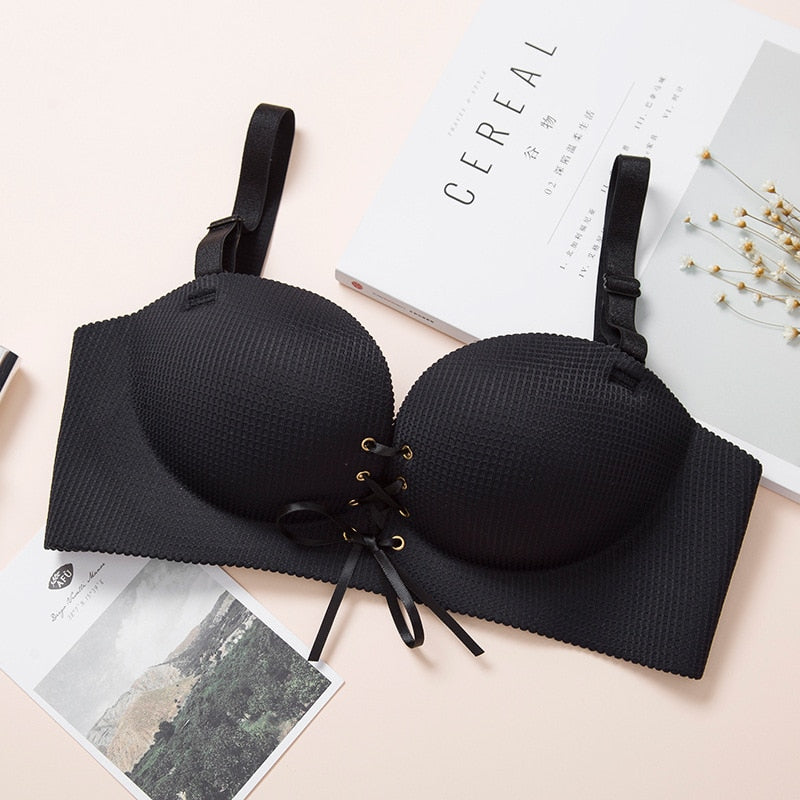 Soutien-gorge push-up à laçage