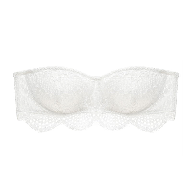 Soutien-gorge en dentelle sans bretelles