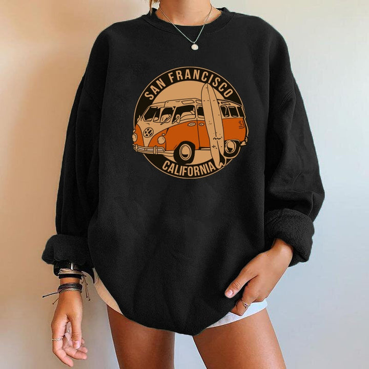 Sweat-shirt style oversize