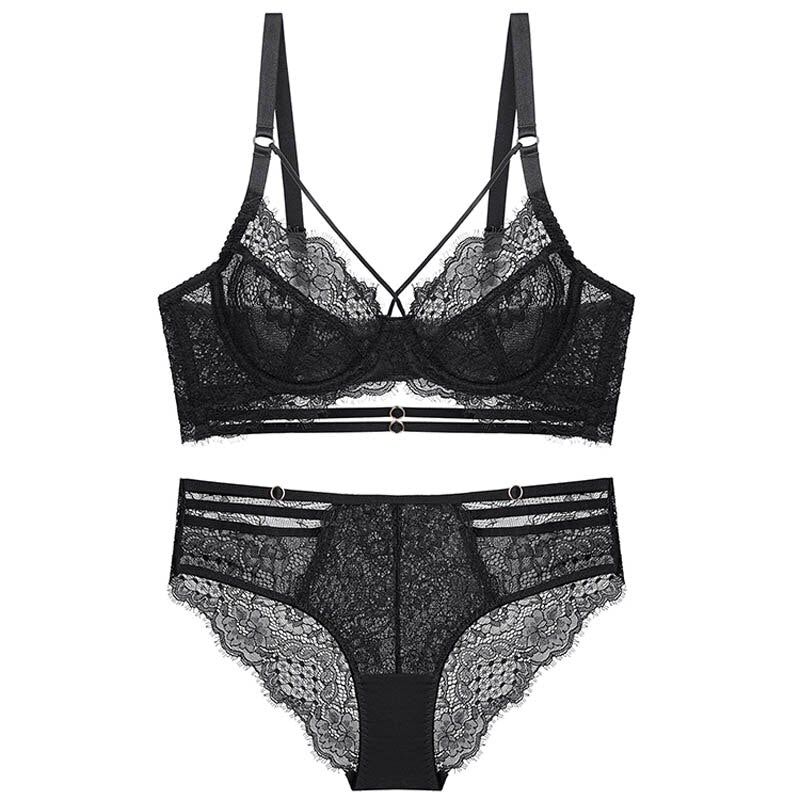 Ensemble de lingerie à brides décoratives