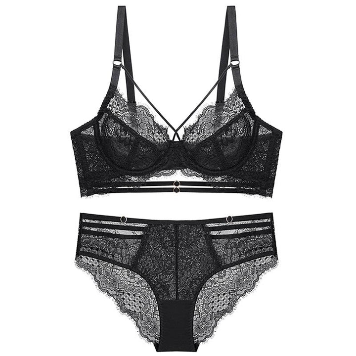 Ensemble de lingerie à brides décoratives