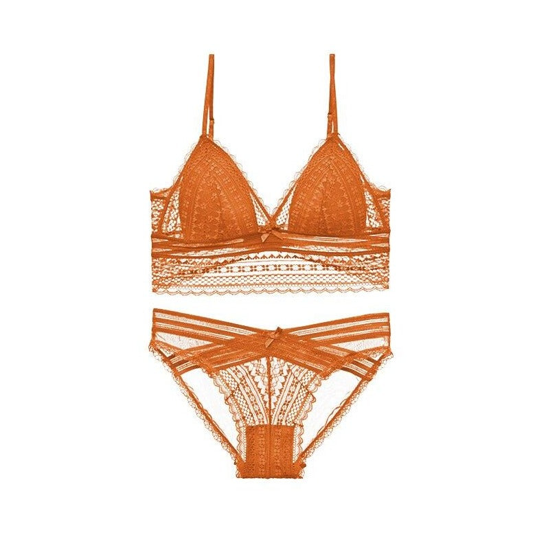 Ensemble de lingerie en dentelle taille longue