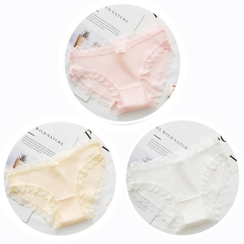 Culottes en coton, lot de 3
