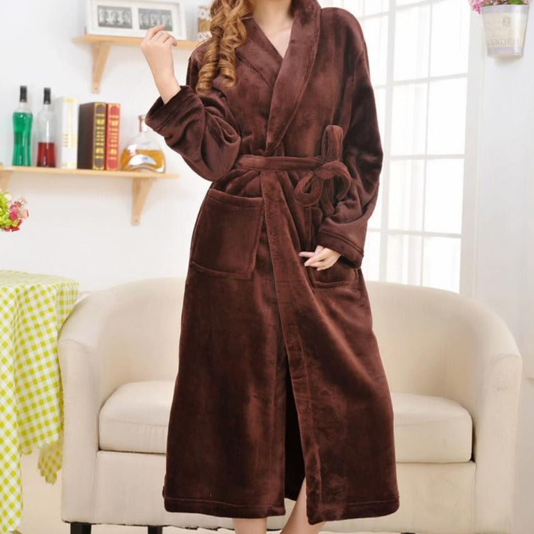 Peignoir en peluche