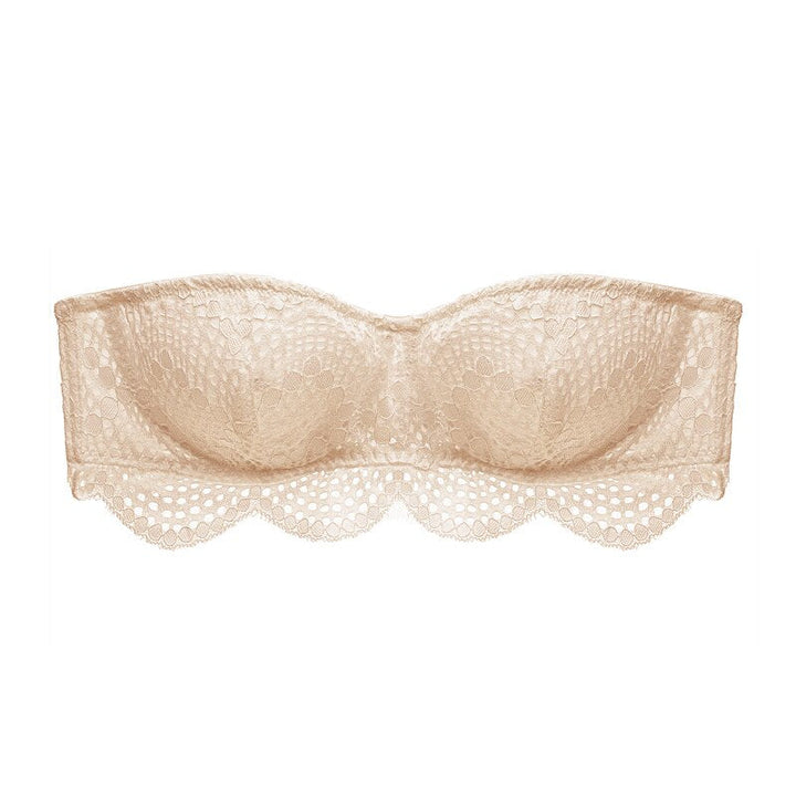 Soutien-gorge en dentelle sans bretelles