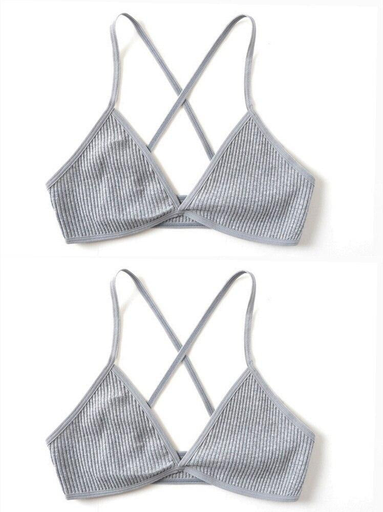 Soutien-gorge triangle, lot de 2