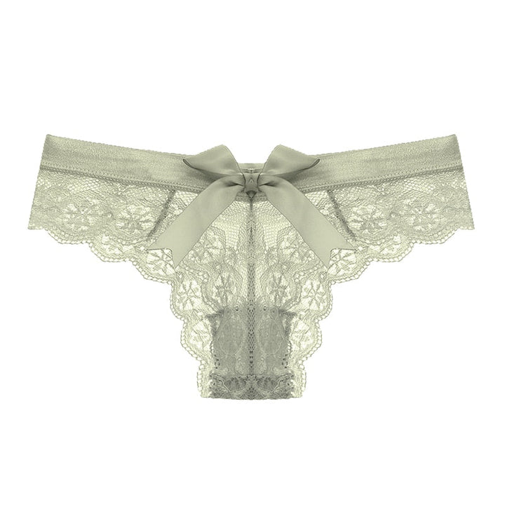 Culottes en dentelle à nœud décoratif