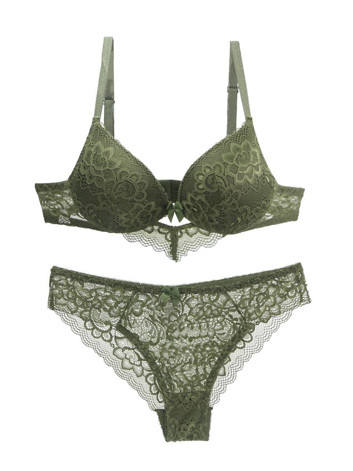 Ensemble de lingerie en dentelle push-up