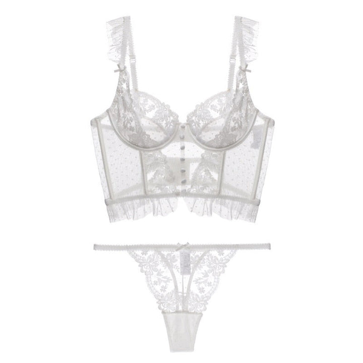 Ensemble de lingerie à demi-corset