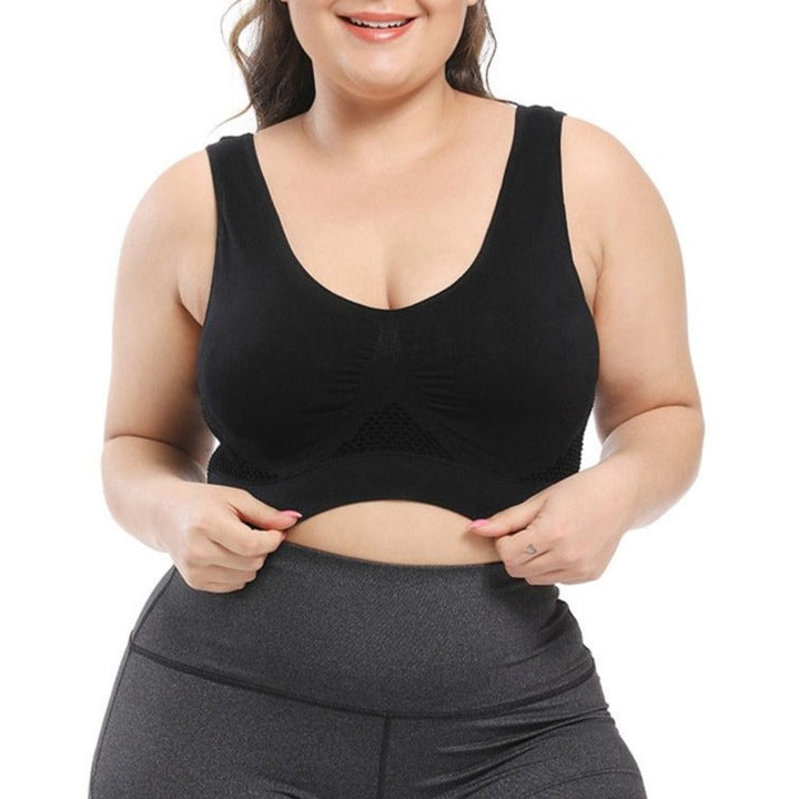 Soutien-gorge sans coutures à ornement ajouré