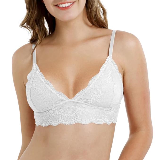 Soutien-gorge en dentelle sans armatures