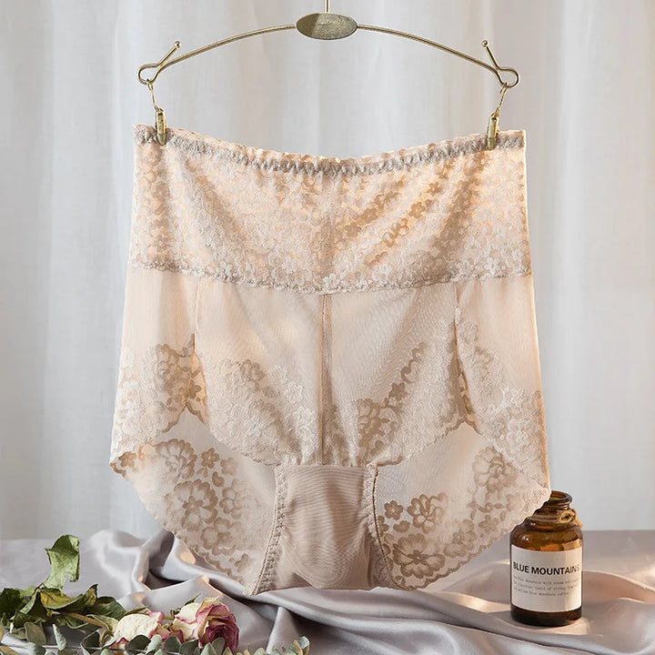 Culottes en dentelle taille haute