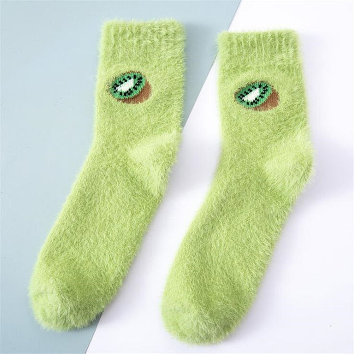 Chaussettes chaudes brodées