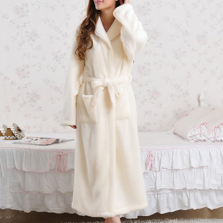 Peignoir en peluche