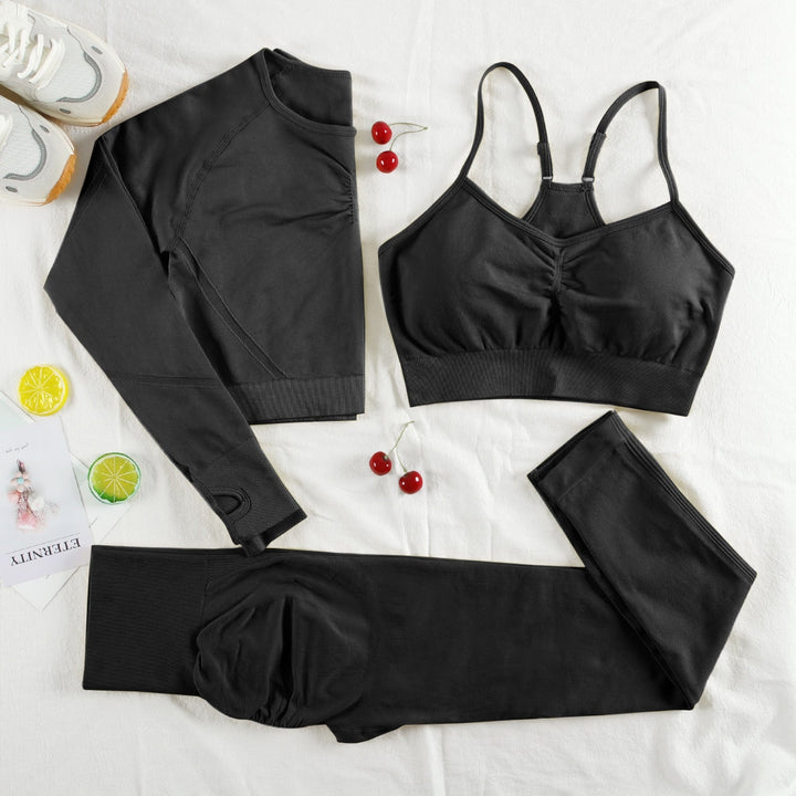 Ensemble de lingerie de sport 3 pièces