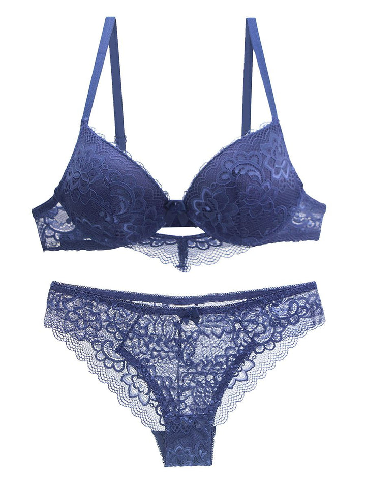 Ensemble de lingerie en dentelle push-up