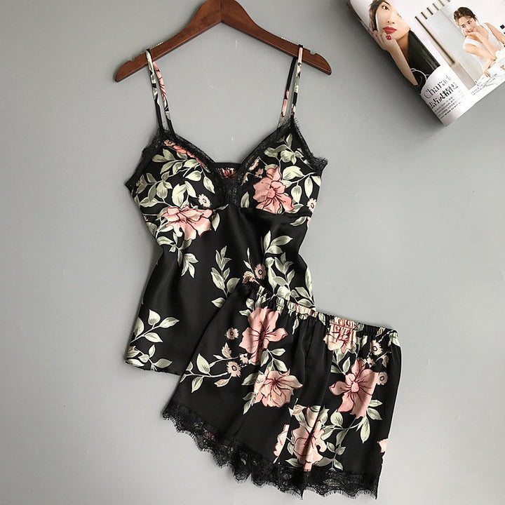 Lingerie de nuit à fleurs
