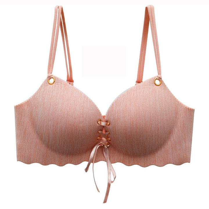Soutien-gorge bardot à laçage décoratif