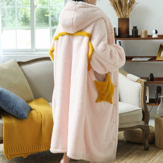 Peignoir en peluche