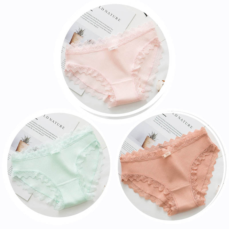 Culottes en coton, lot de 3