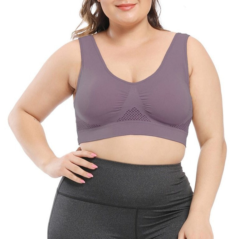 Soutien-gorge sans coutures à ornement ajouré