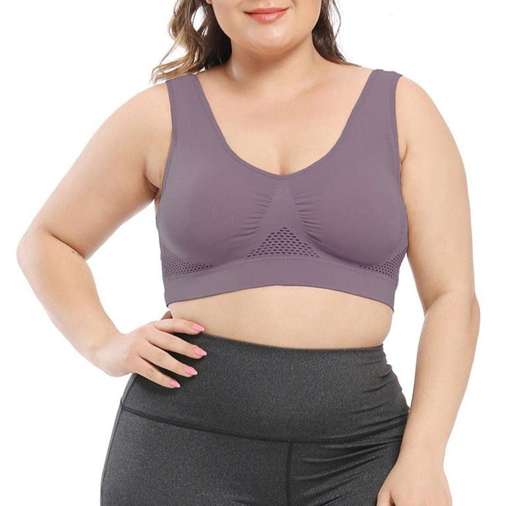 Soutien-gorge sans coutures à ornement ajouré