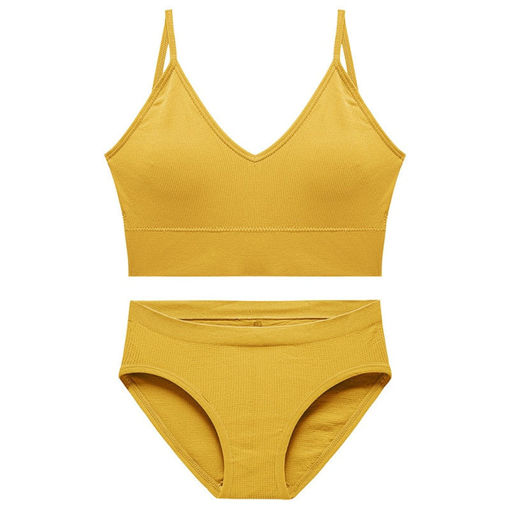 Ensemble de lingerie de sport sans coutures