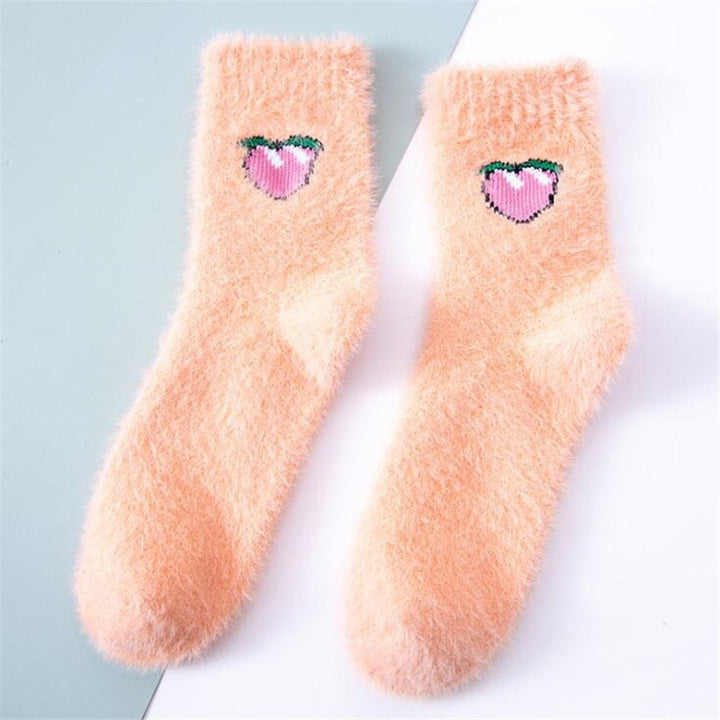 Chaussettes chaudes brodées