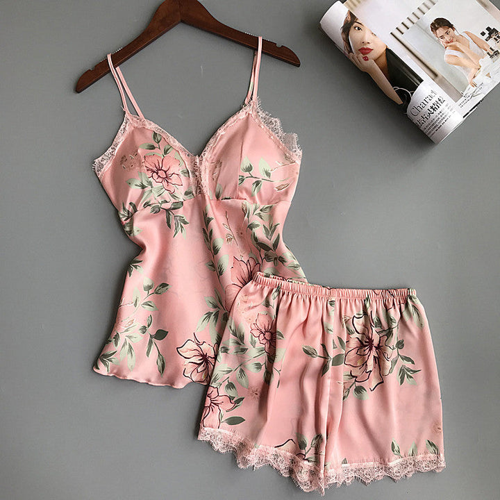 Lingerie de nuit à fleurs