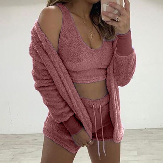 Ensemble en maille 3 pièces