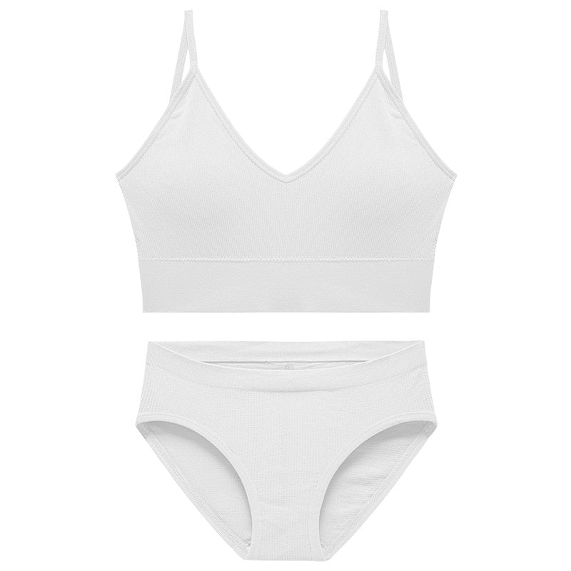 Ensemble de lingerie de sport sans coutures
