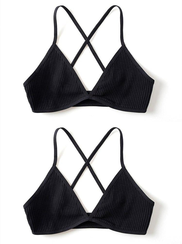 Soutien-gorge triangle, lot de 2